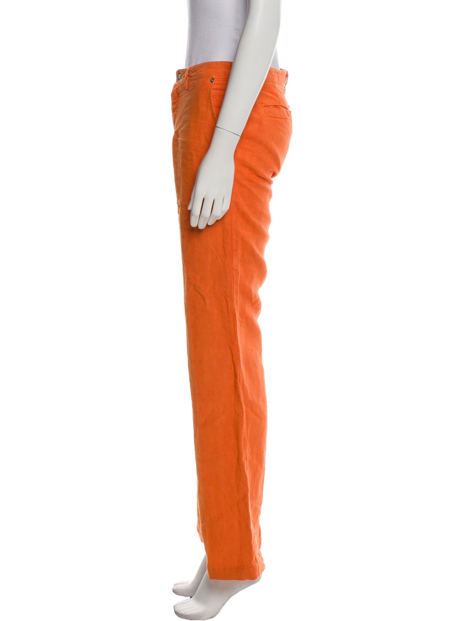 Etro Linen Wide Leg Pants