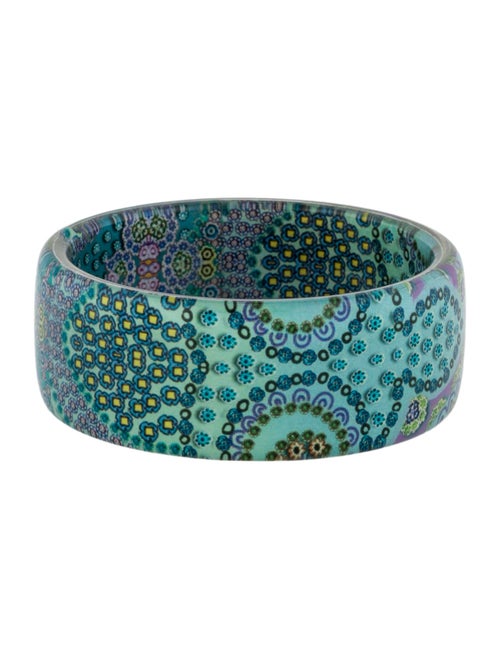 Etro Resin Printed Bangle Bracelet
