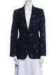 Etro Wool Paisley Print Blazer
