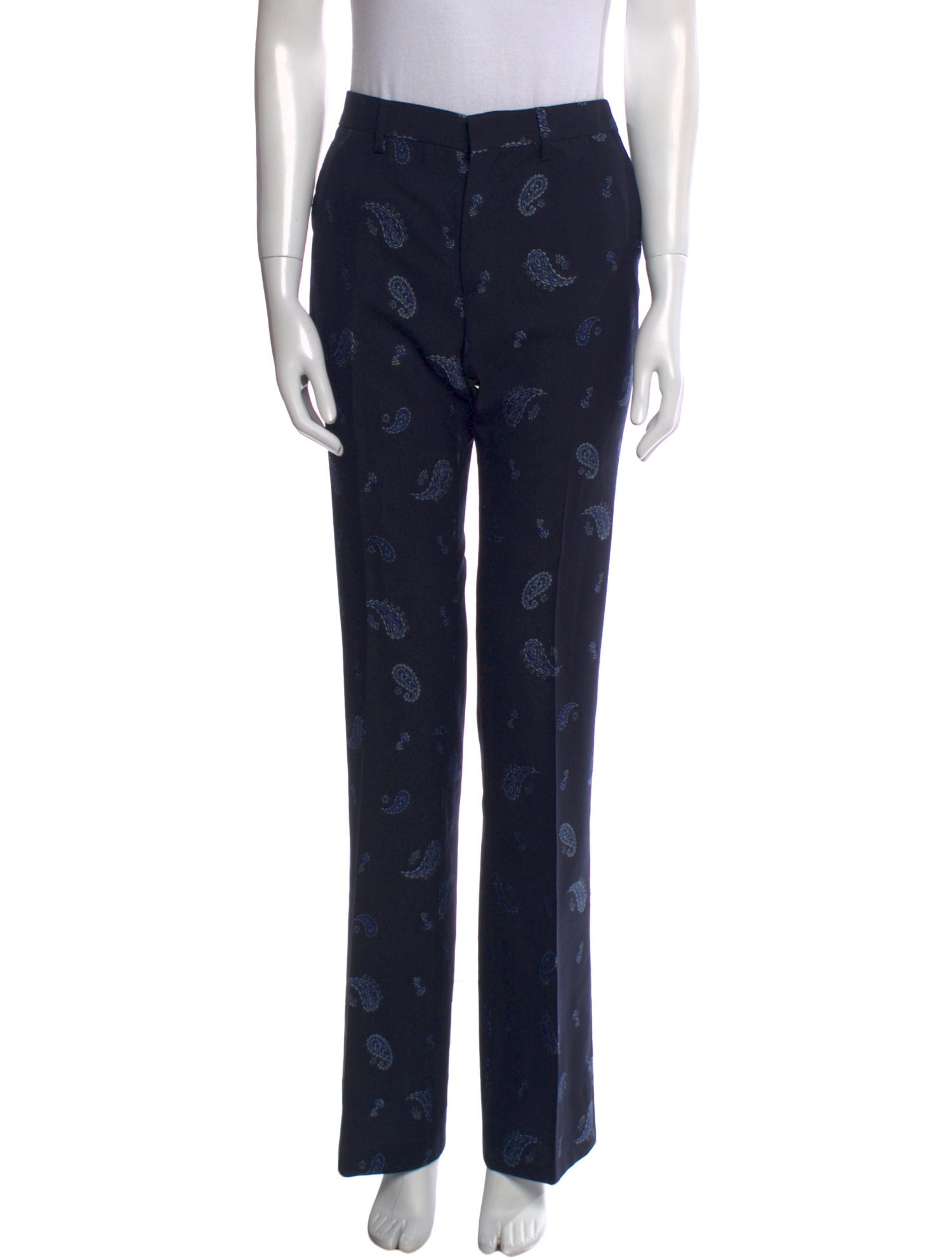 Etro Wool Wide Leg Pants