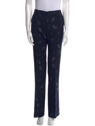 Etro Wool Wide Leg Pants