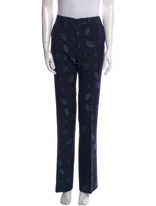 Etro Wool Wide Leg Pants