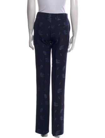 Etro Wool Wide Leg Pants