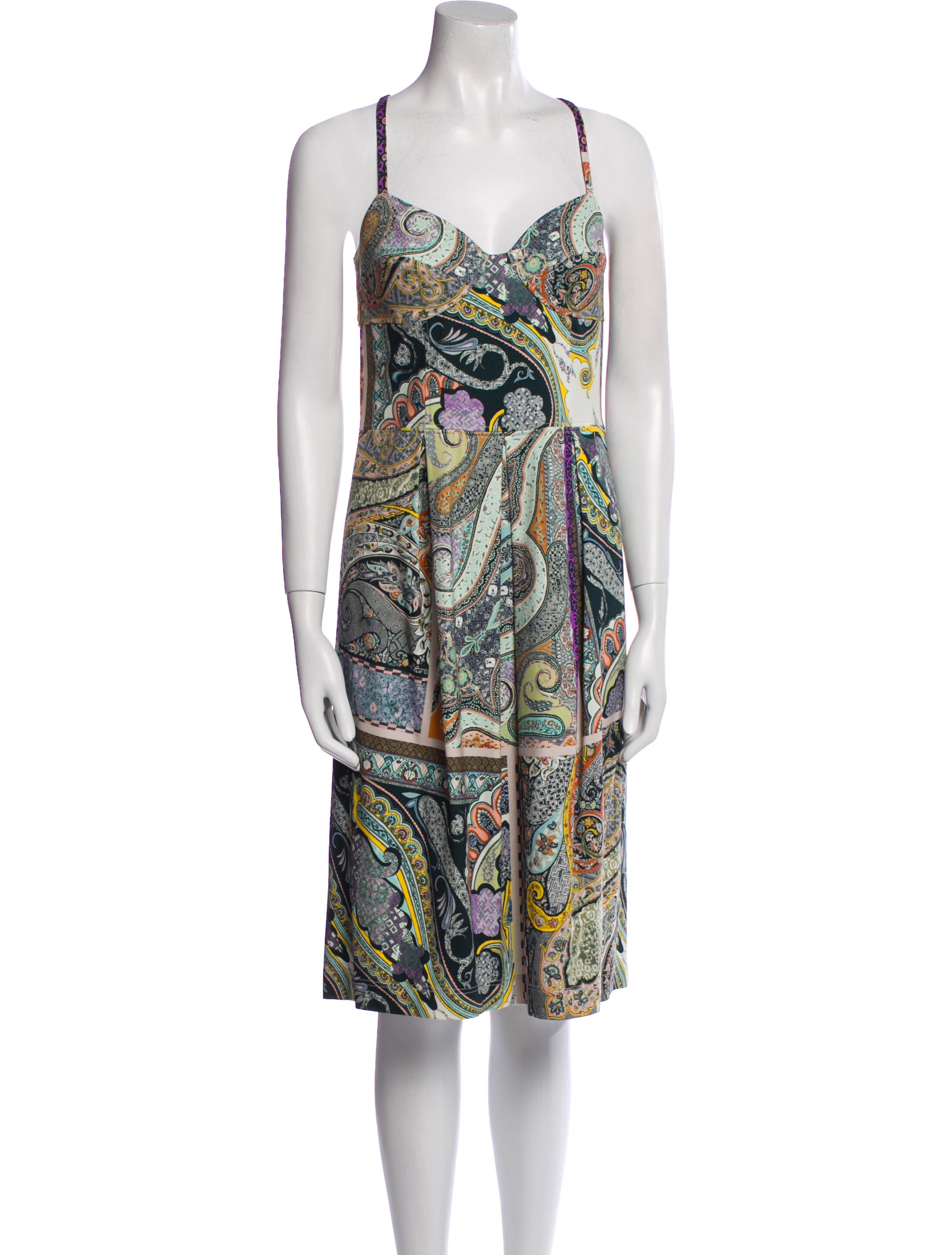 Etro Paisley Print Mini Dress