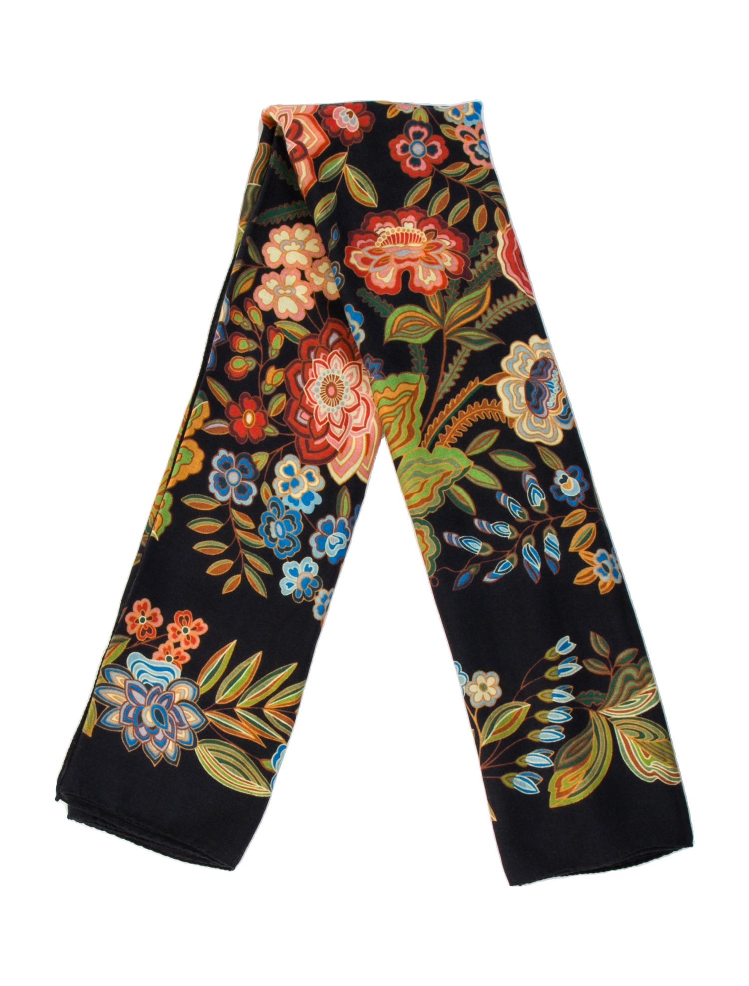 Etro Silk Floral Print Bandeau