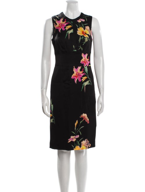 Etro Floral Print Knee-Length Dress