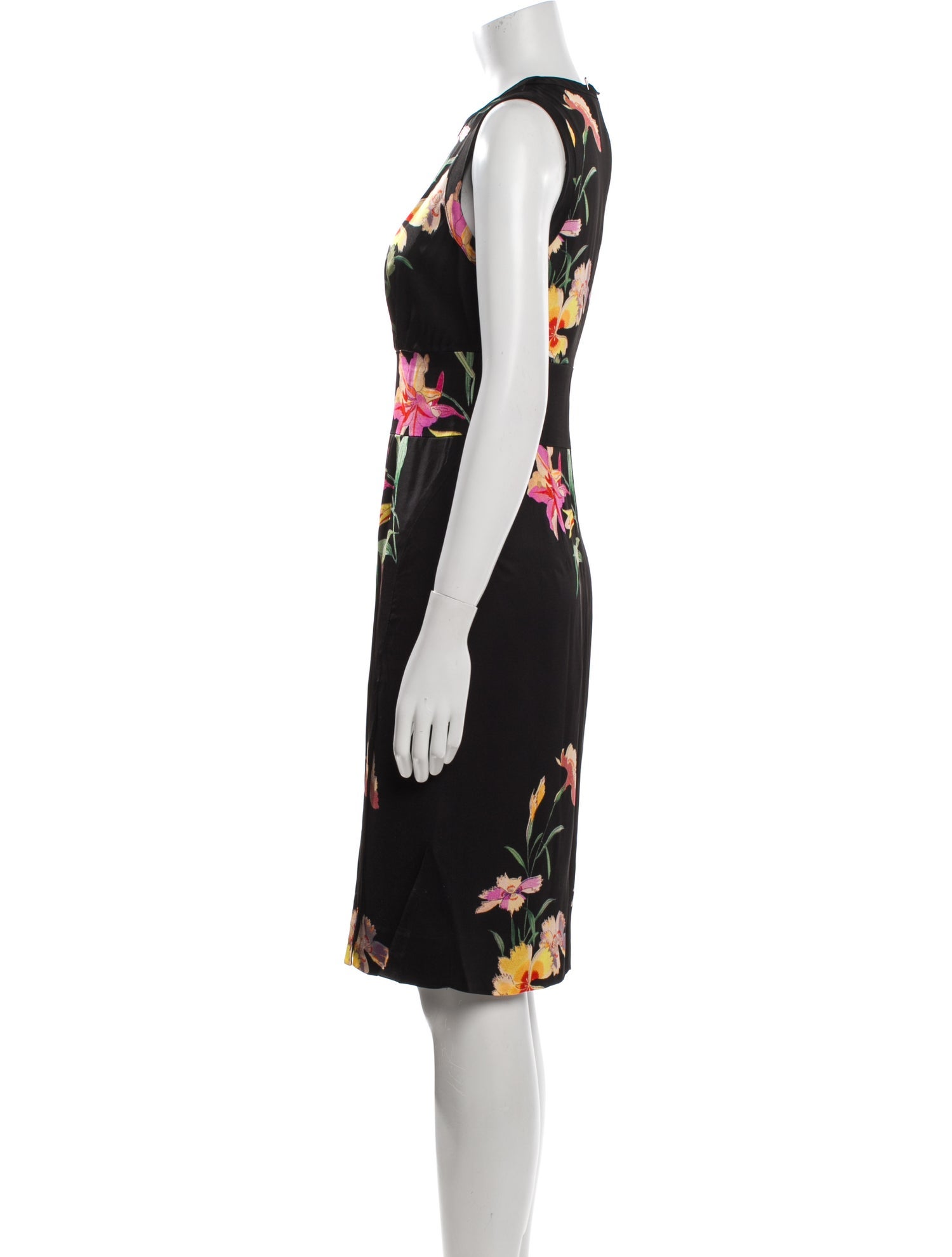 Etro Floral Print Knee-Length Dress