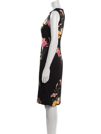 Etro Floral Print Knee-Length Dress