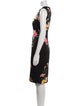 Etro Floral Print Knee-Length Dress