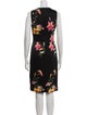 Etro Floral Print Knee-Length Dress