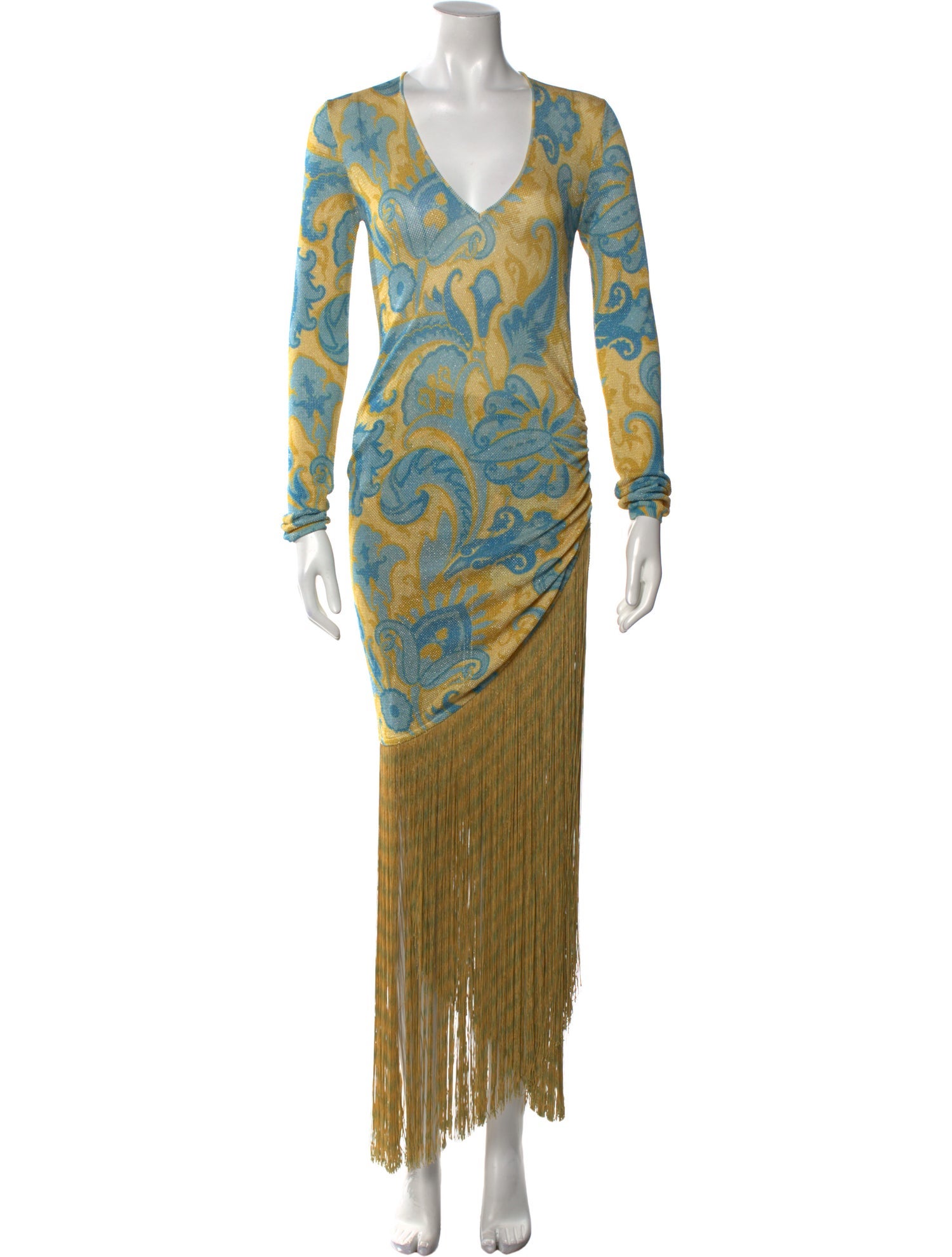 Etro Paisley Print Long Dress