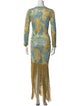 Etro Paisley Print Long Dress