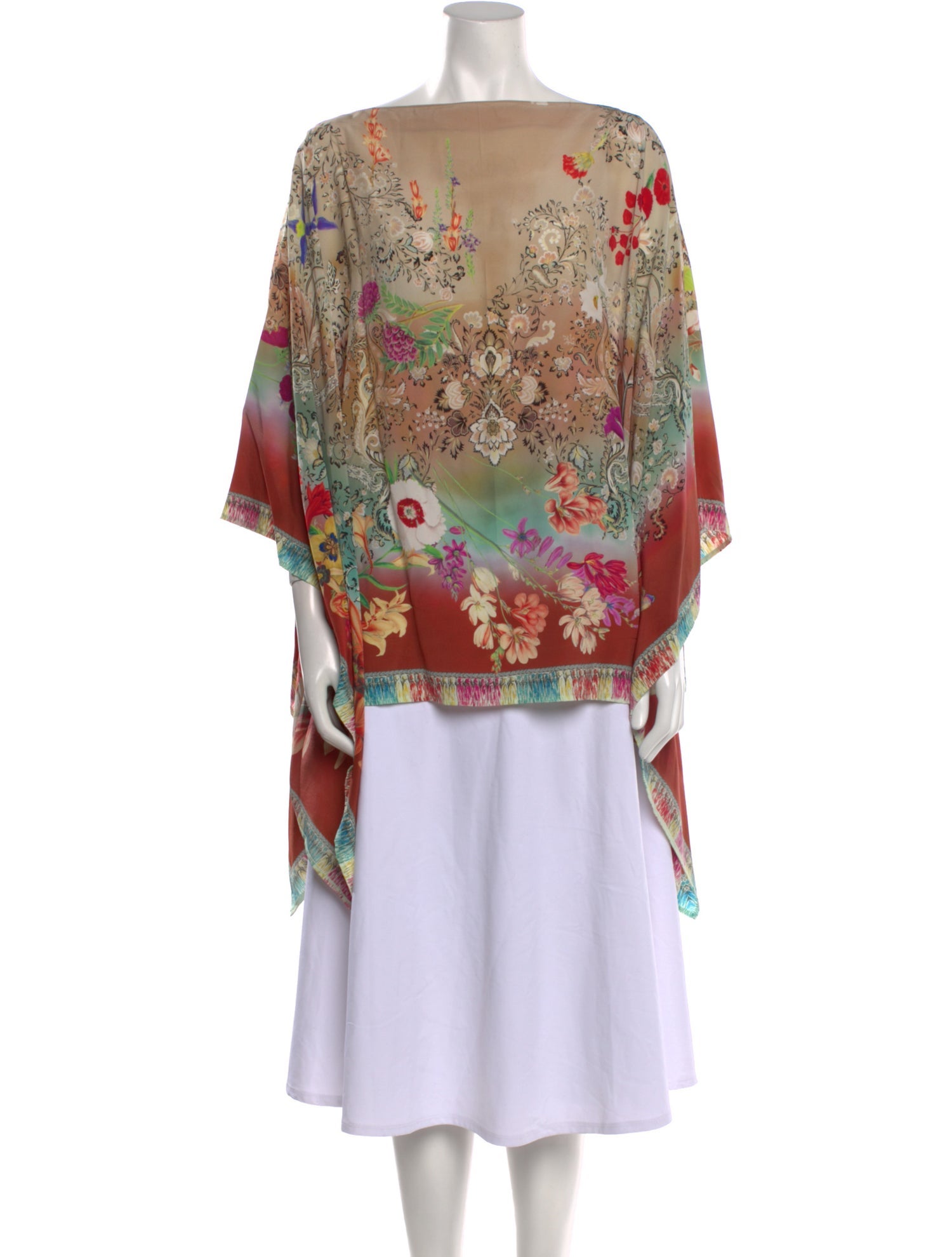 Etro Silk Floral Print Tunic