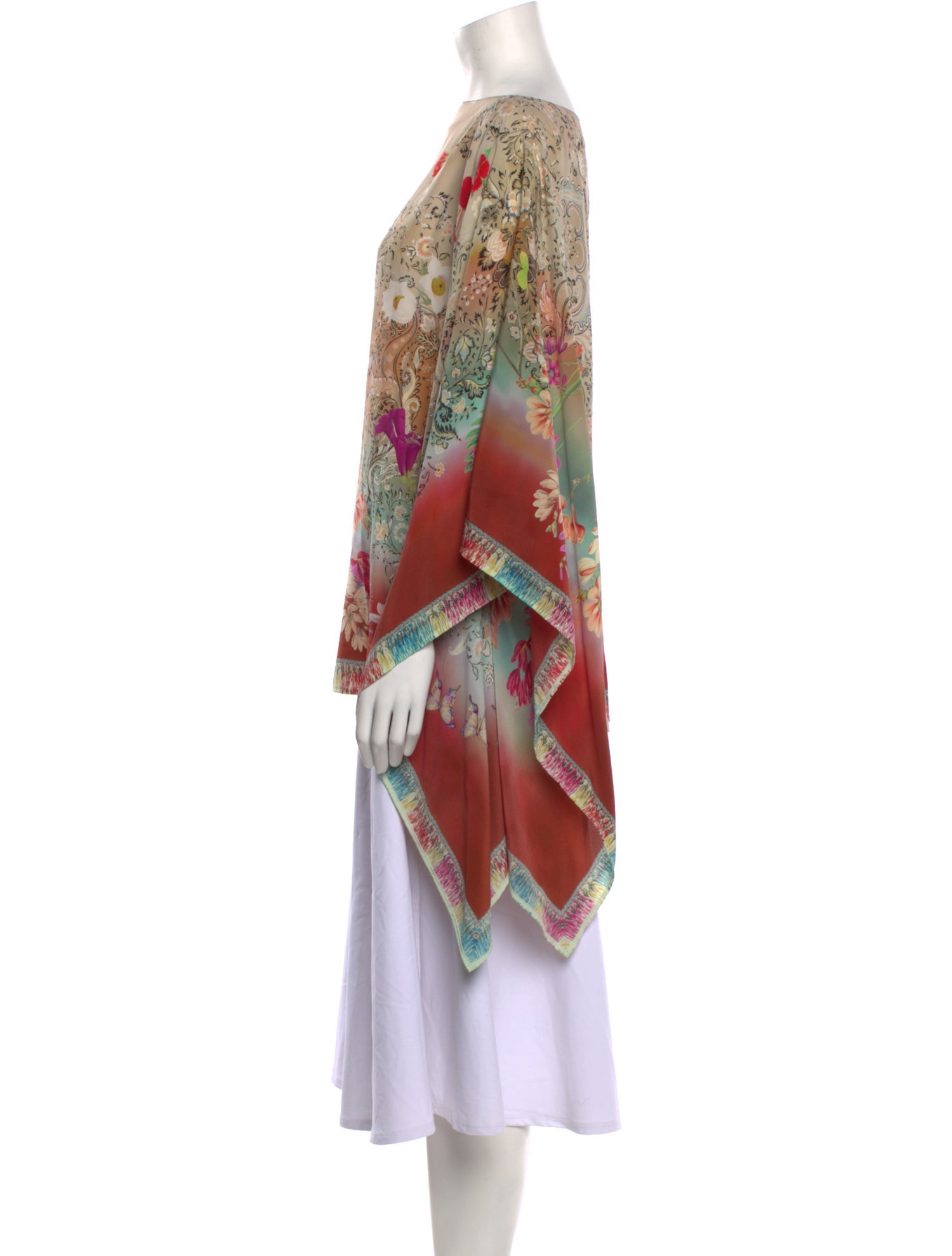 Etro Silk Floral Print Tunic