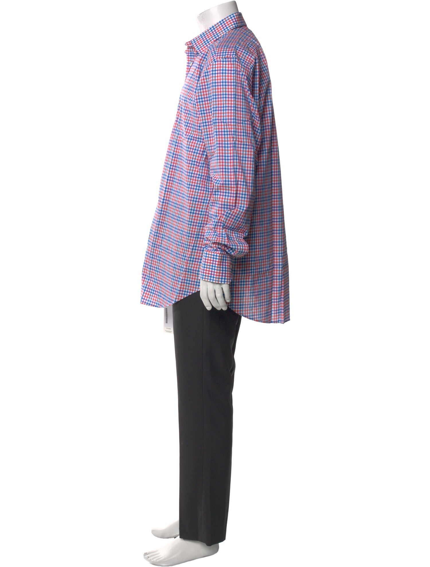 Etro Plaid Print Long Sleeve Dress Shirt w/ Tags