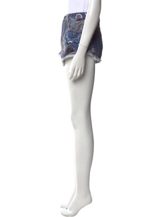Etro Printed Mini Shorts