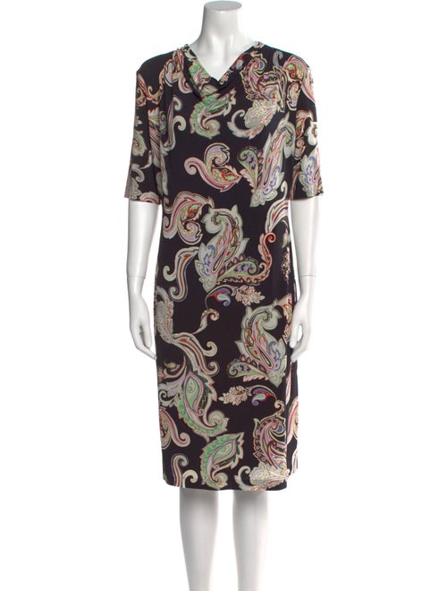 Etro Paisley Print Knee-Length Dress
