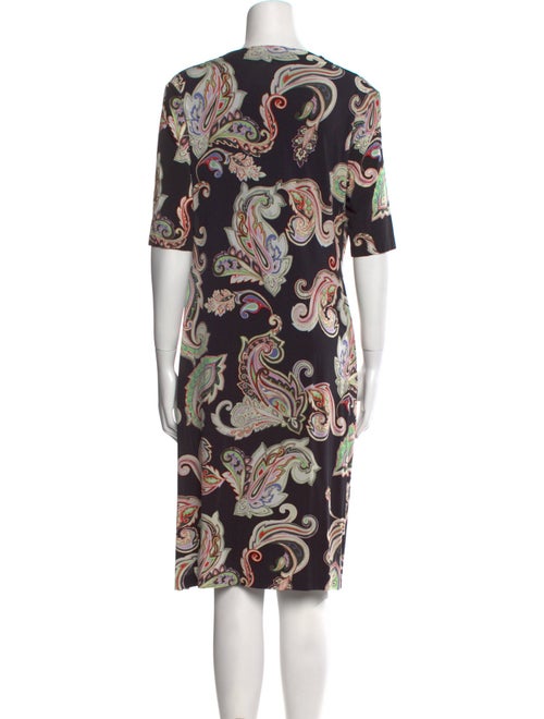 Etro Paisley Print Knee-Length Dress