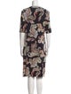 Etro Paisley Print Knee-Length Dress