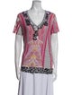 Etro Paisley Print V-Neck Tunic