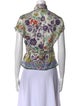 Etro Silk Paisley Print Button-Up Top