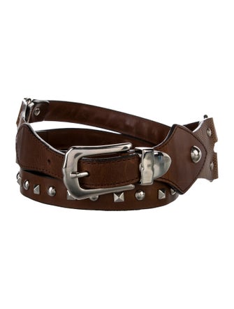 Etro Wide Leather Belt