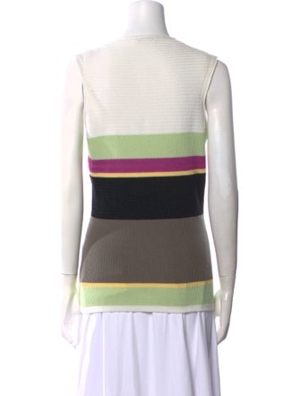 Etro Striped V-Neck Sweater