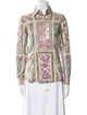 Etro Paisley Print Long Sleeve Button-Up Top