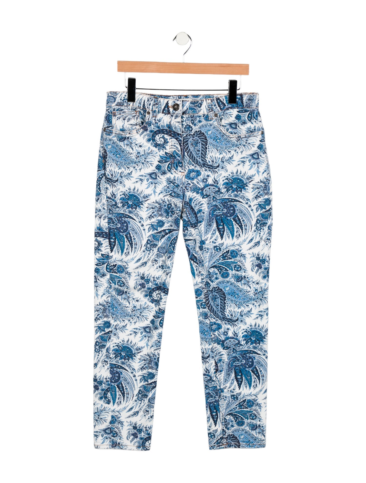 Etro Mid-Rise Straight Leg Jeans