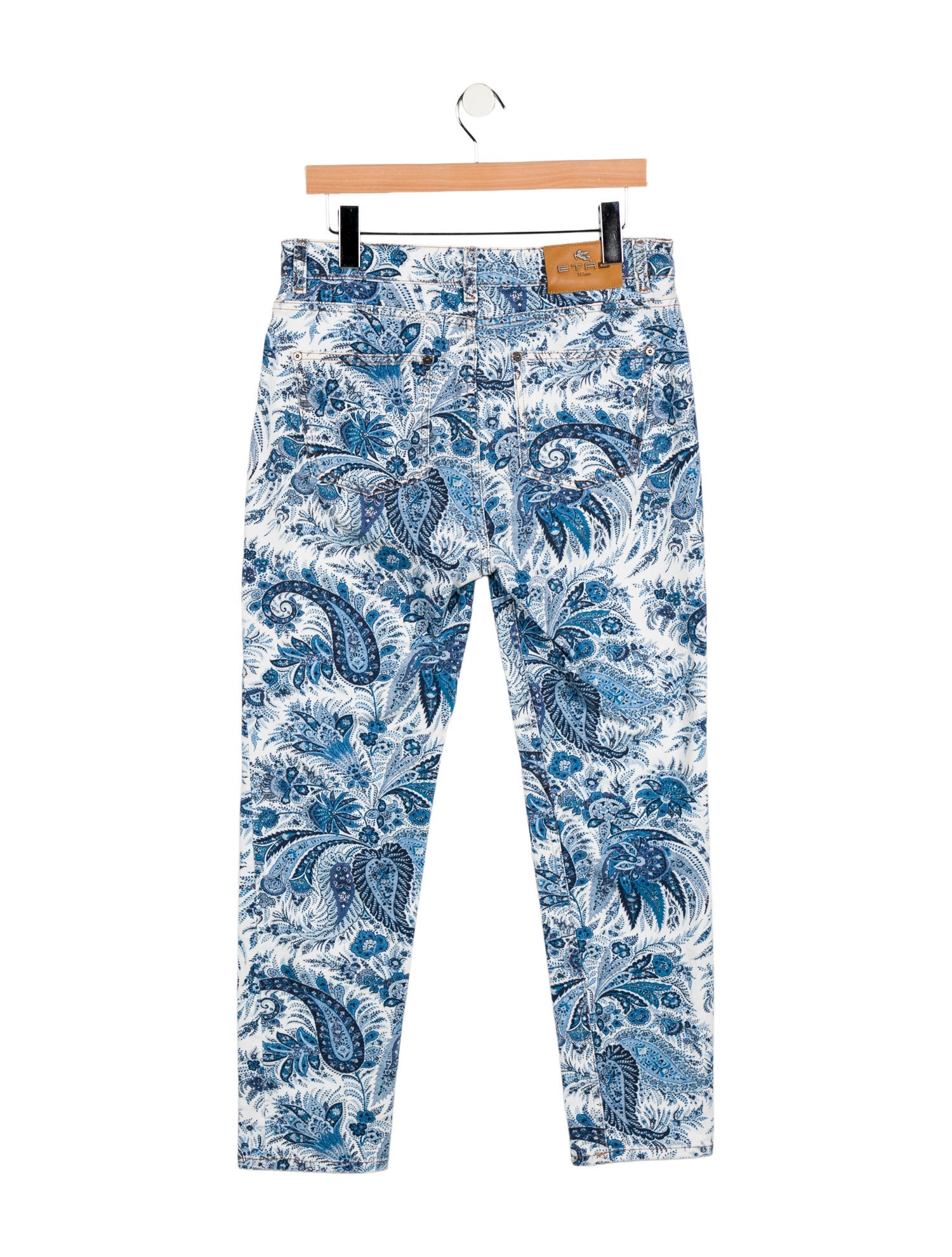 Etro Mid-Rise Straight Leg Jeans