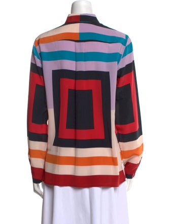 Etro Silk Printed Button-Up Top