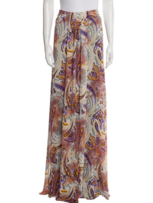 Etro Paisley Print Long Skirt