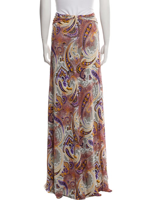 Etro Paisley Print Long Skirt