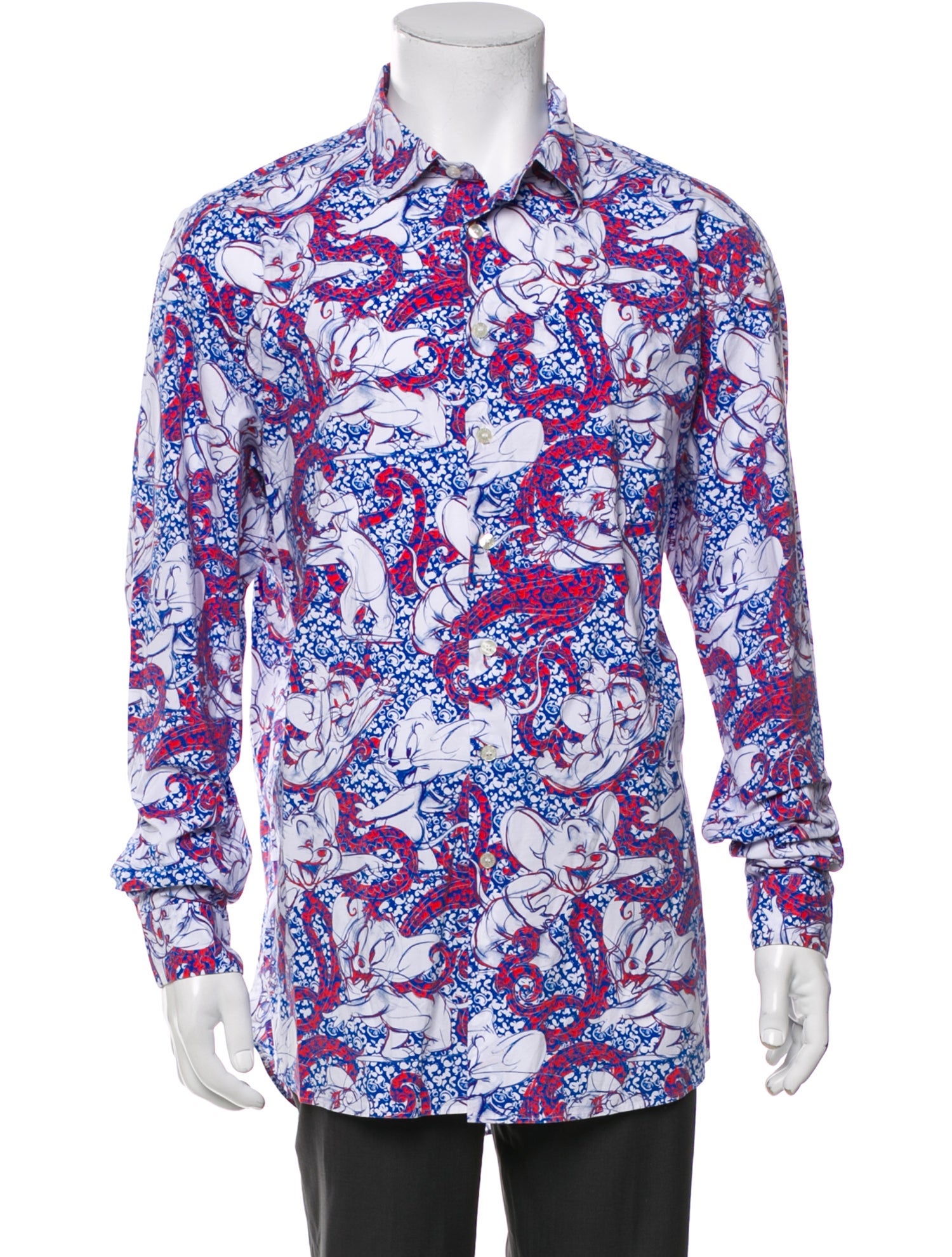 Etro Printed Long Sleeve Shirt