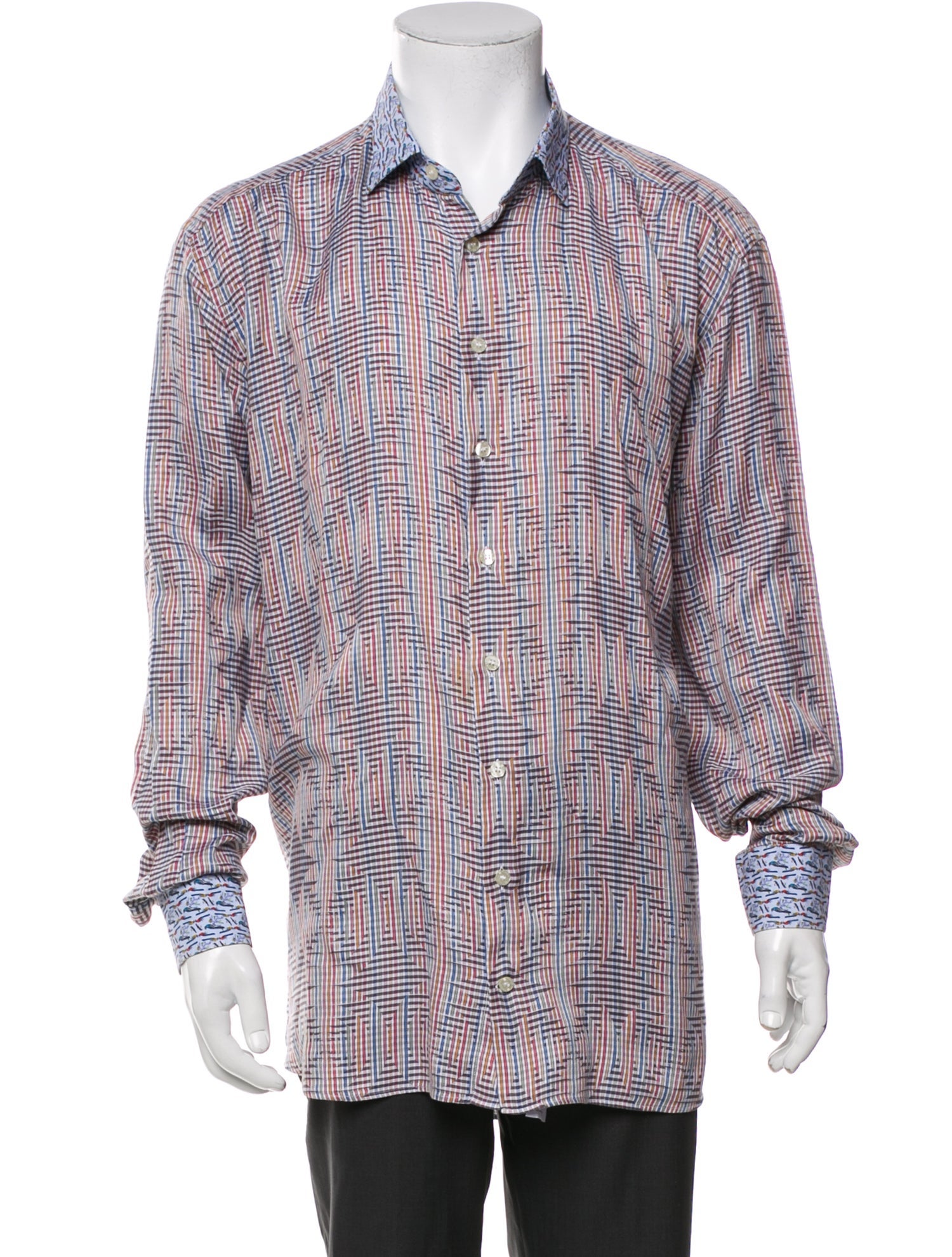 Etro Printed Long Sleeve Shirt