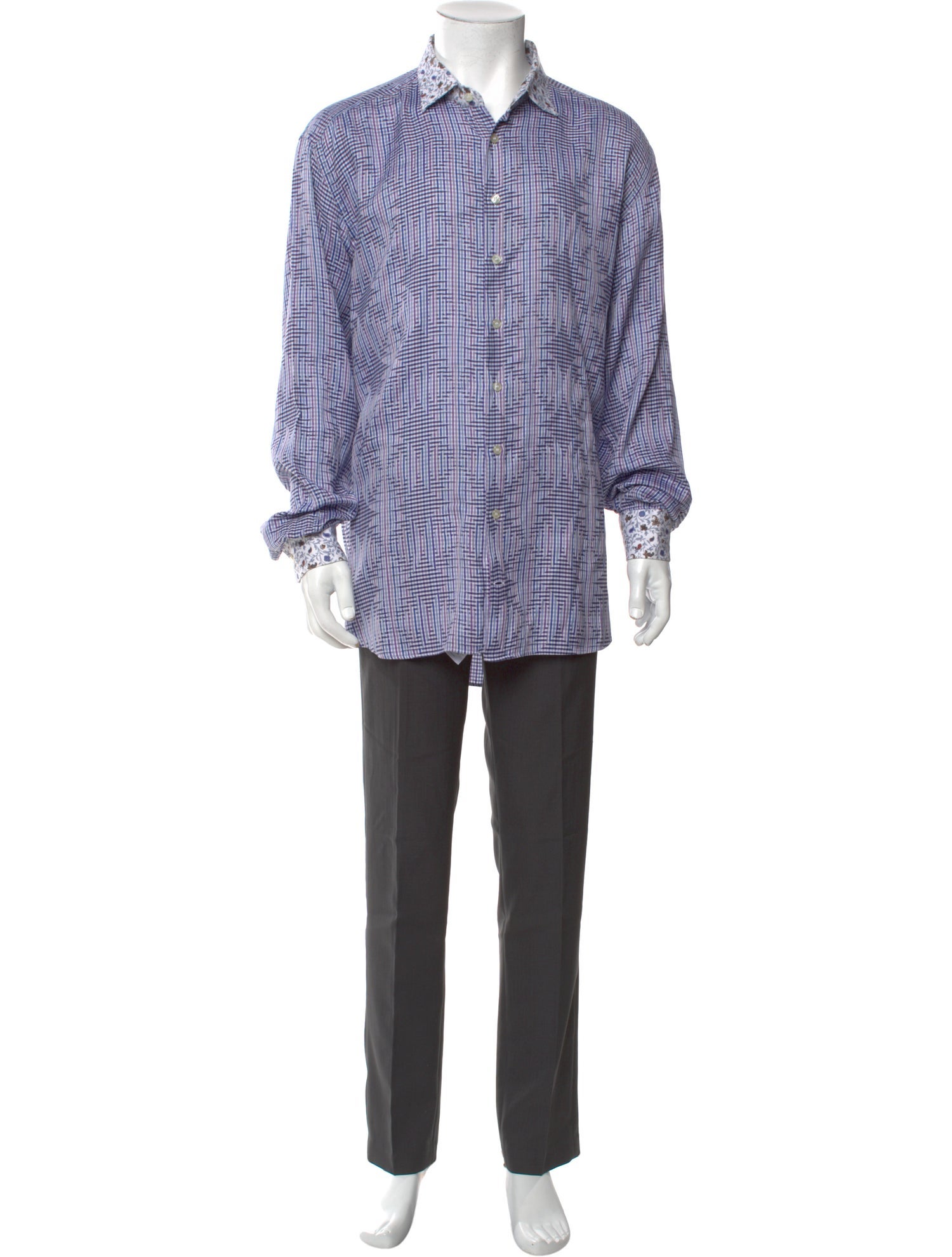 Etro Printed Long Sleeve Shirt