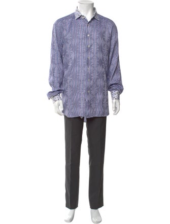 Etro Printed Long Sleeve Shirt