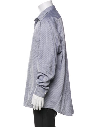 Etro Printed Long Sleeve Dress Shirt