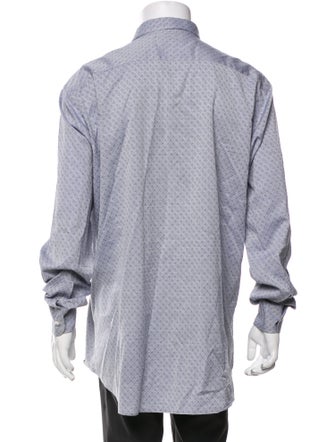 Etro Printed Long Sleeve Dress Shirt