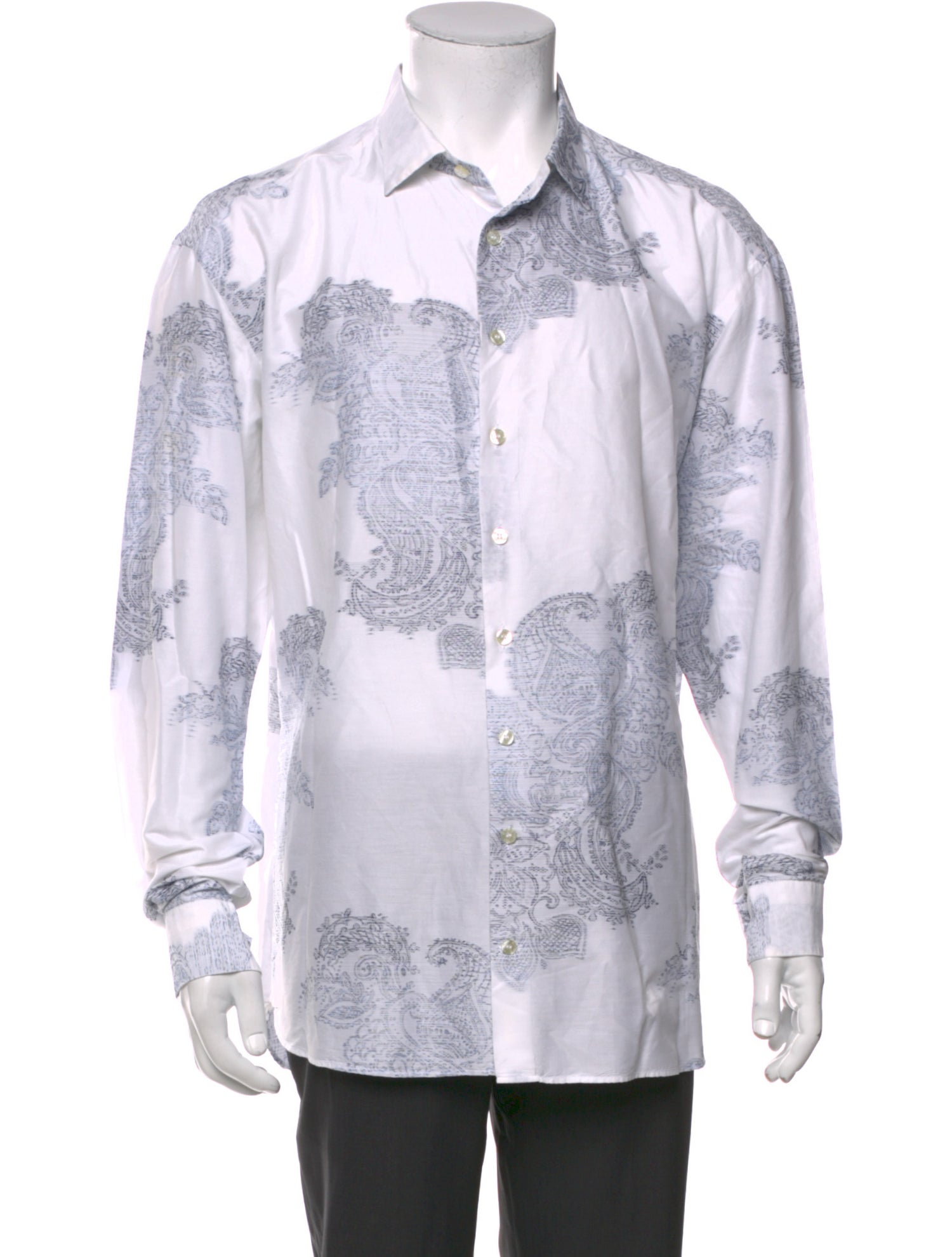 Etro Printed Long Sleeve Shirt