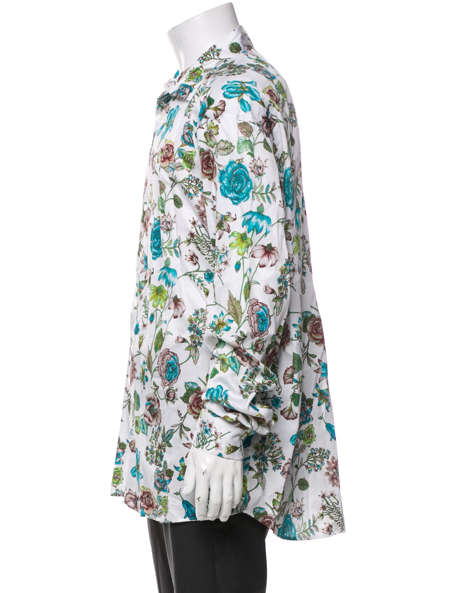 Etro Floral Print Long Sleeve Shirt