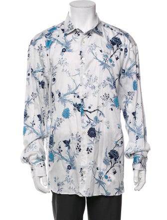 Etro Floral Print Long Sleeve Shirt