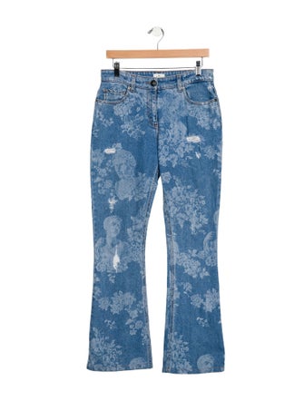 Etro Mid-Rise Wide Leg Jeans