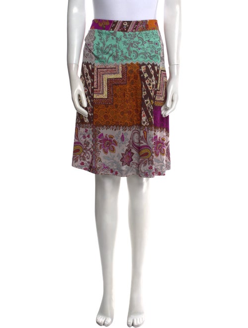 Etro Printed Knee-Length Skirt
