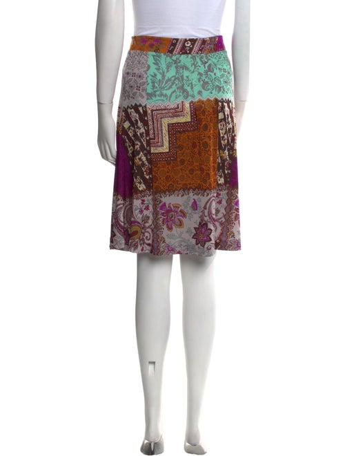 Etro Printed Knee-Length Skirt