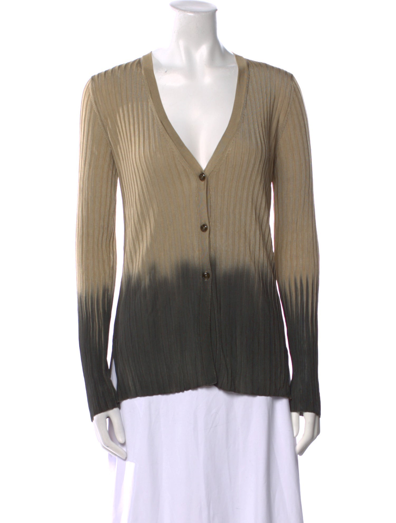 Etro Tie-Dye Print V-Neck Sweater