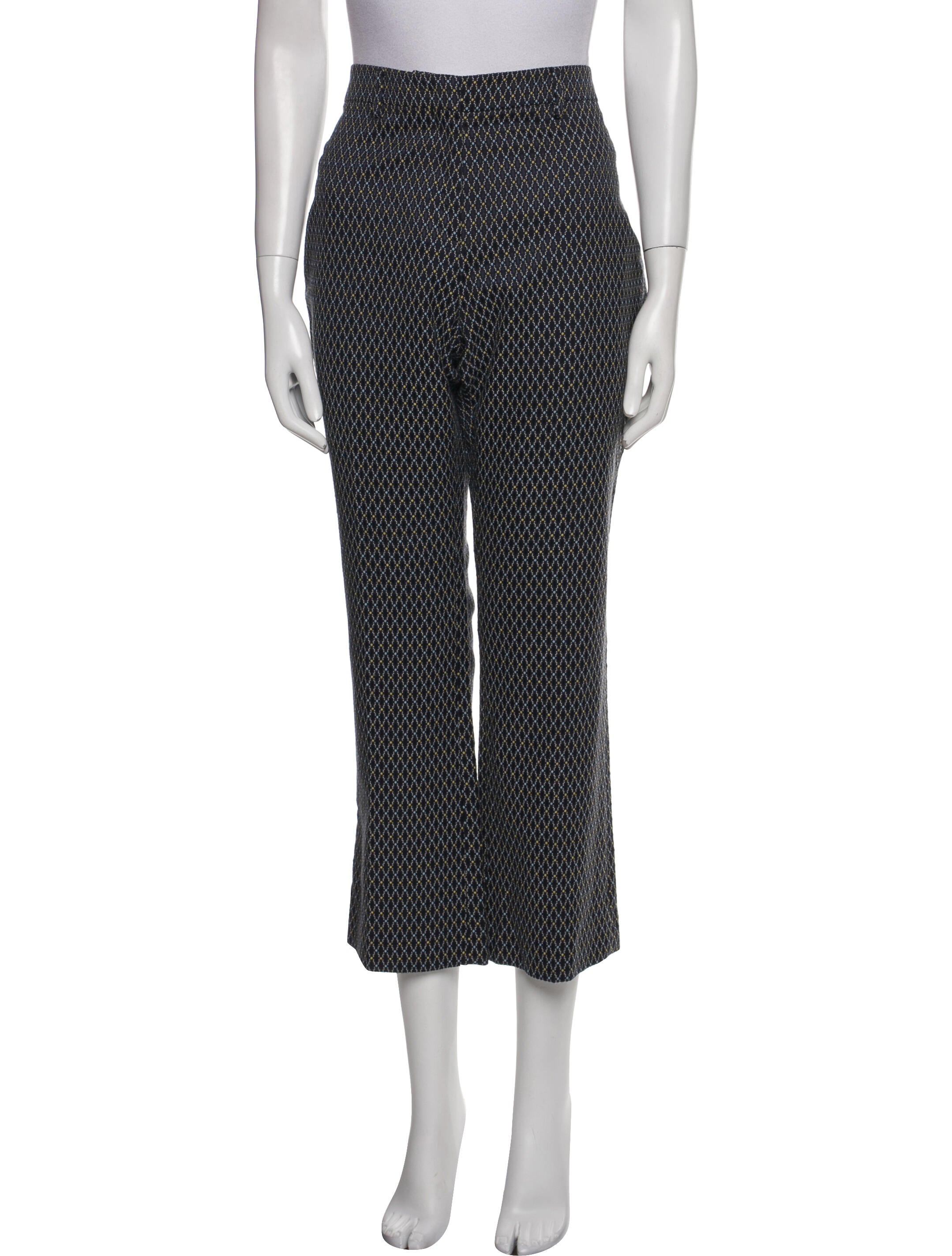 Etro Printed Straight Leg Pants