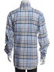 Etro Plaid Print Long Sleeve Dress Shirt