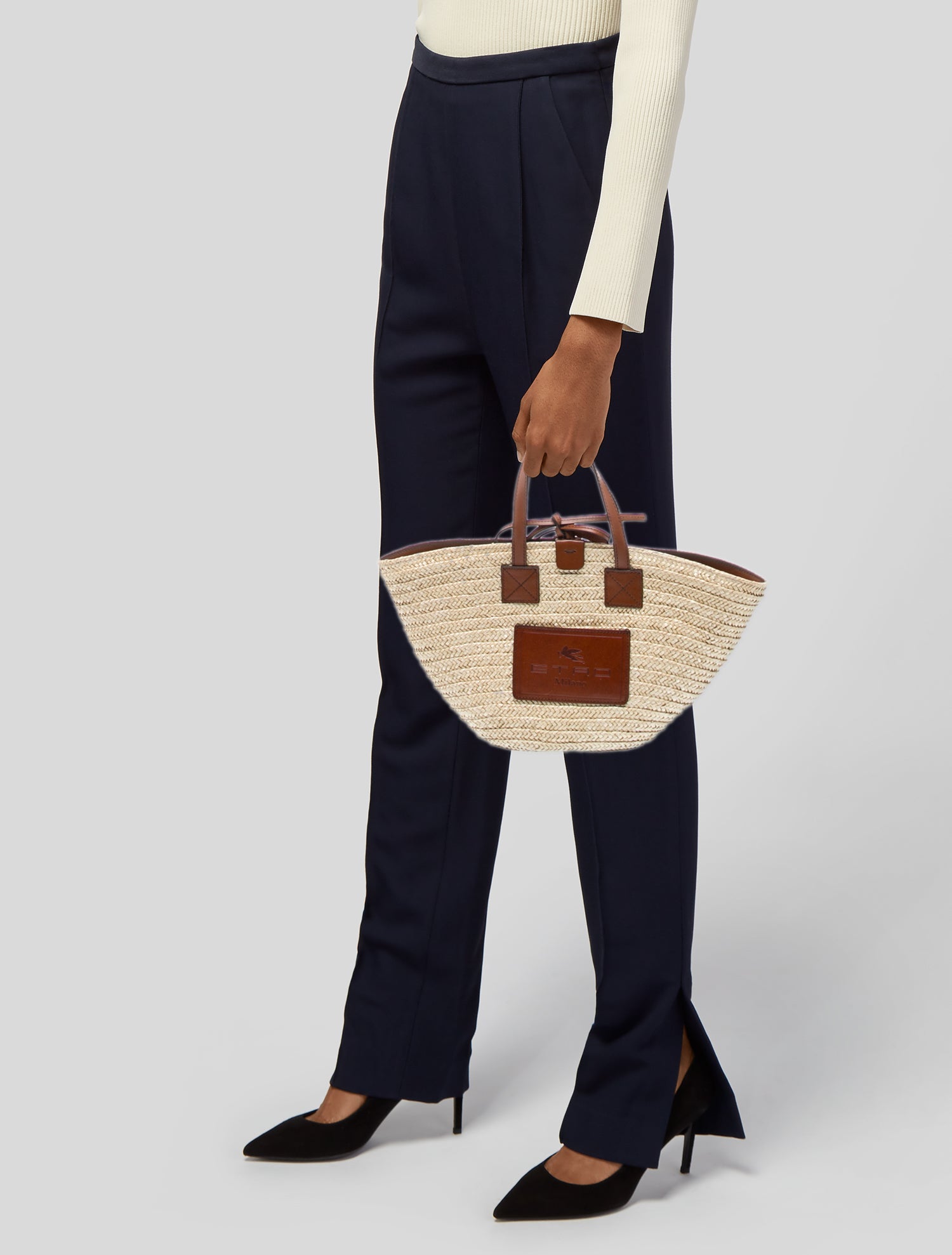 Etro Straw Minaudière