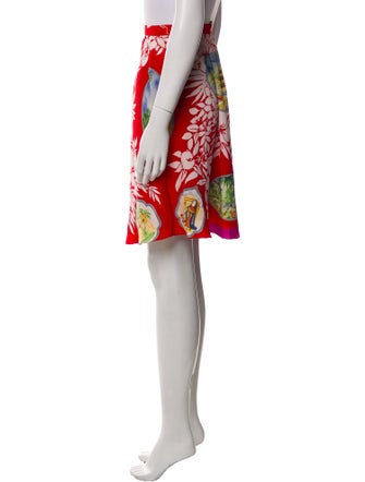Etro Floral Print Knee-Length Skirt